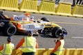 Renault F1 2007 Spec Marshals Royalty Free Stock Photo