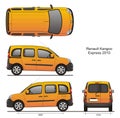 Renault Kangoo Express Combi 2010 Royalty Free Stock Photo