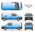 Renault Kangoo Express Maxi 2013 Royalty Free Stock Photo