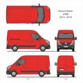 Renault Master Cargo Delivery Van L1H2 2014-2019 Royalty Free Stock Photo