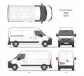 Renault Master Cargo Delivery Van L2H2 2020 Royalty Free Stock Photo