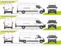 Set of Cargo Delivery Vans L4H3 2020