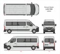 Renault Master Passenger Van L3H2 FWD 2020 Blueprint