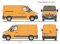 Renault Master Van L1H1 2011 Royalty Free Stock Photo