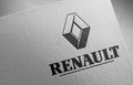 Renault-2 on paper texture