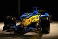 Renault R25 of F1 with which Fernando Alonso was world champion Royalty Free Stock Photo