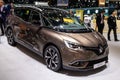 Renault Scenic car showcased at the Brussels Expo Autosalon motor show. Belgium - January 19, 2017