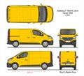 Renault Trafic Cargo Delibery Van L1H1 2014 Royalty Free Stock Photo