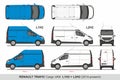 Renault Trafic Cargo Delivery Van L1H2 and L2H2 2014-present