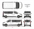 Renault Trafic Passenger Van L2H1 2021 Royalty Free Stock Photo