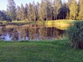 Renda. Autumn. Pond.