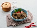 Rendang, Rendang Daging Sapi, Beef stew traditional food from Padang, Indonesia. Royalty Free Stock Photo