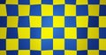 Render with blue and yellow squares background Royalty Free Stock Photo