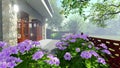 Render Classic Home & Backyard Garden