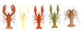 Render of crustacean set