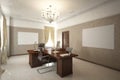 Render of the director`s office