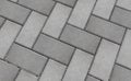 Render of grey lock paving texture.