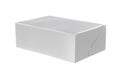 Render of isolated paper wrap box with shadow,butter, spread, soap mock up on white background. Royalty Free Stock Photo