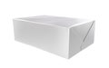 Render of isolated paper wrap box with shadow,butter, spread, soap mock up on white background. Royalty Free Stock Photo