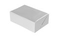 Render of isolated paper wrap box with shadow,butter, spread, soap mock up on white background. Royalty Free Stock Photo