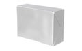 Render of isolated paper wrap box with shadow,butter, spread, soap mock up on white background. Royalty Free Stock Photo