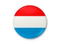 Render wth element of flag of Grand Duchy of Luxembourg