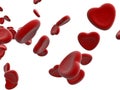 Rendered heart blood cells