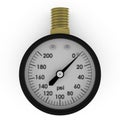 Rendered pressure gauge