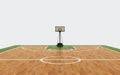 Rendering of basketball arena background Royalty Free Stock Photo