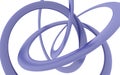 Rendering bent violet helix