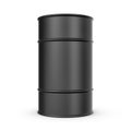 Rendering of black barrel, isolated on a white background