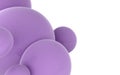 Rendering glossy purple balloons