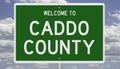 Road sign for Caddo County