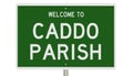 Road sign for Caddo Parish