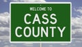 Road sign for Cass County