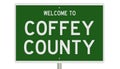 Road sign for Coffey County