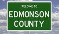 Road sign for Edmonson County Royalty Free Stock Photo