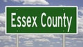 Road sign for Essex County