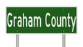 Road sign for Graham County