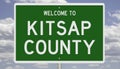 Road sign for Kitsap County