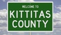 Road sign for Kittitas County Royalty Free Stock Photo