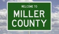 Road sign for Miller County