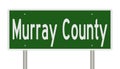Road sign for Murray County Royalty Free Stock Photo