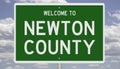 Road sign for Newton County