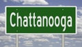 Highway sign for Chattanooga Tennessee