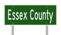 Highway sign for Essex County Massachusetts