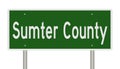 Highway sign for Sumter County