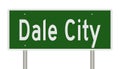 Highway sign for Dale City