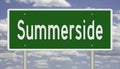 Highway sign for Summerside