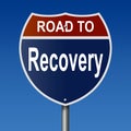 Road to Recovery sign